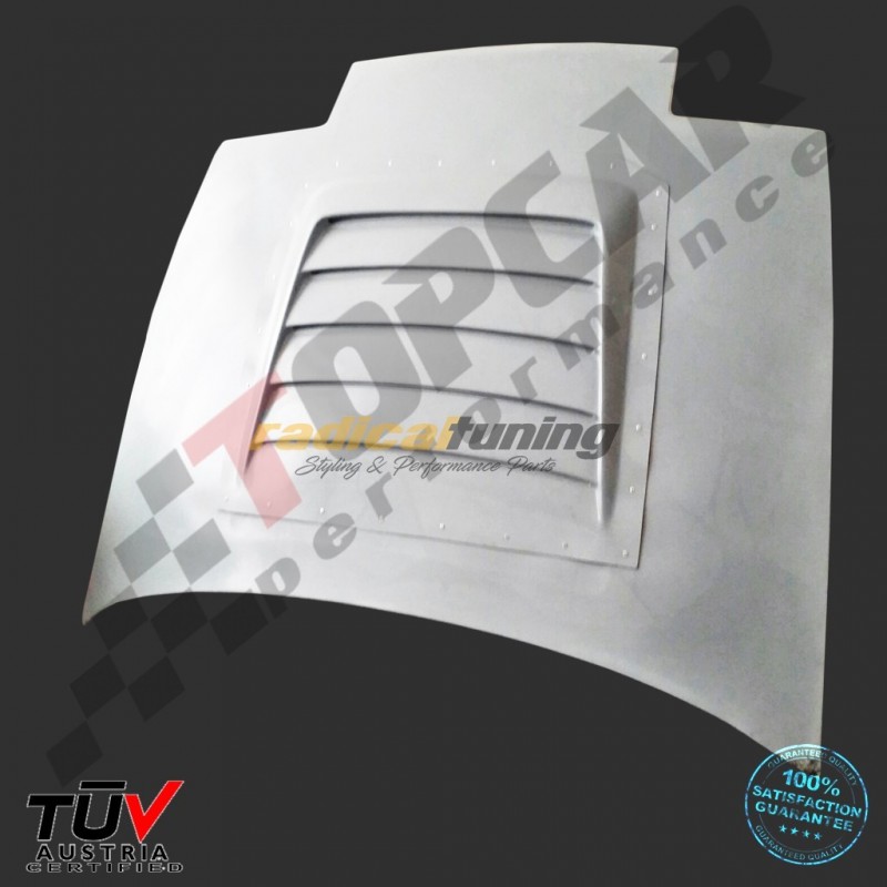 Vented D-Max style FRP bonnet hood for Nissan Silvia S13 180SX 240sx