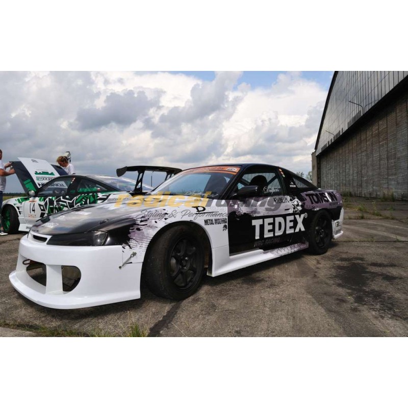 S13 to S14A front conversion wide body kit for Nissan Silvia S13 180SX 240sx