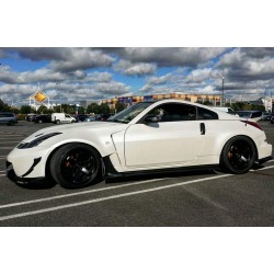 Amuse Nismo 380RS fenders + side skirts combo for Nissan Z33 350z