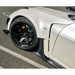 Amuse Nismo 380RS fenders + side skirts combo for Nissan Z33 350z