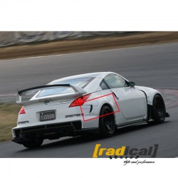 Nismo 380RS rear over-fenders +50mm for Nissan Z33 350z