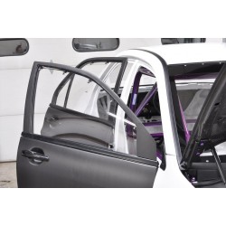 Pair of Lightweight Rear Doors for Mitsubishi Evo 7/8/9 - 100% Carbon Fibre