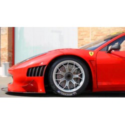 100% Carbon Fibre Wide Grand Am Conversion Front Bumper for Ferrari 458 Italia