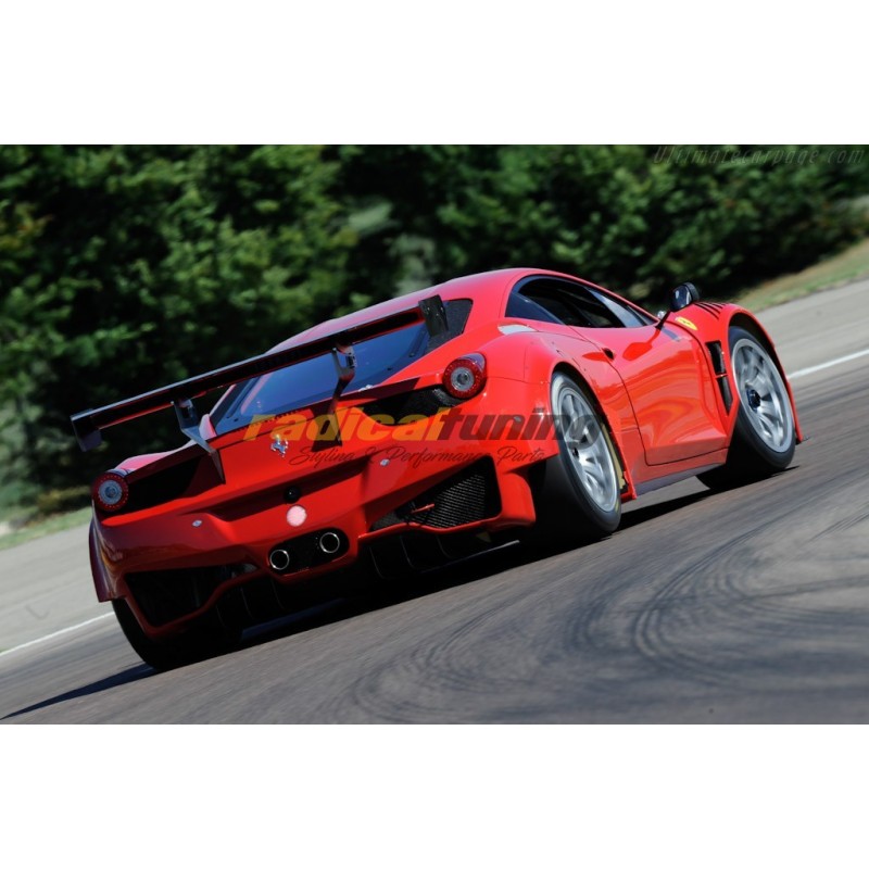 Wide Rear Fender Flares / Wheel Arches for Ferrari 458 Italia - 100% Carbon Fibre