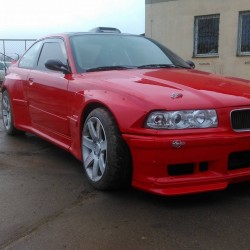 Rocket Bunny style wide body kit for BMW E36 coupe / M3
