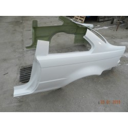 BMW E46 coupe / M3 - fiberglass full rear end replacement
