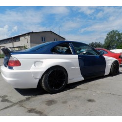 Extended Rocket Bunny style wide body kit for BMW E46 coupe / M3